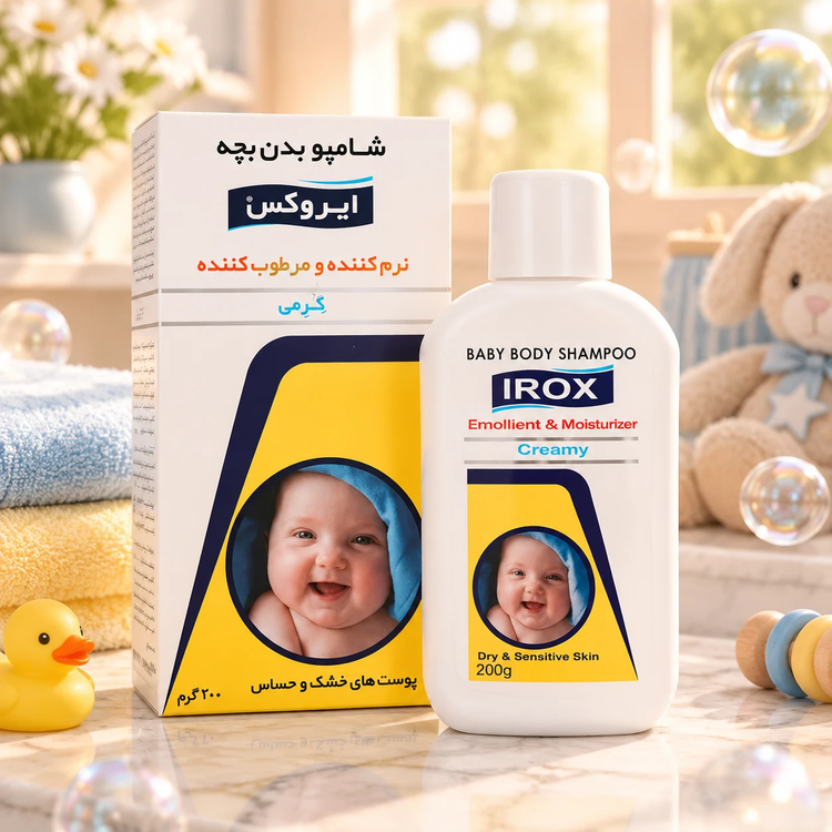 شامپو بدن کودک ایروکس